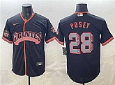 Men's San Francisco Giants #28 Buster Posey Black 2026 Alternate Stadium Stitched Jersey Dzhi,baseball caps,new era cap wholesale,wholesale hats