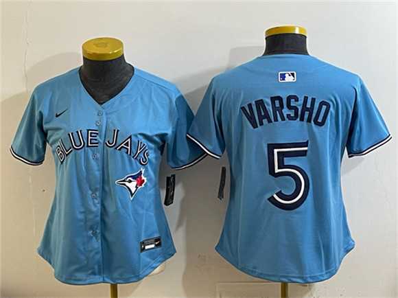 Women's Toronto Blue Jays #5 Daulton Varsho Blue Limited Stitched Jersey (Run Small),We sell and wholesale Women's Toronto Blue Jays #5 Daulton Varsho Blue Limited Stitched Jersey (Run Small) on line form chian!