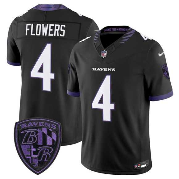 Men's Baltimore Ravens #4 Zay Flowers Black 2026 F.U.S.E. Alternate Vapor Limited Stitched Jersey Dzhi,We sell and wholesale Men's Baltimore Ravens #4 Zay Flowers Black 2026 F.U.S.E. Alternate Vapor Limited Stitched Jersey Dzhi on line form chian!