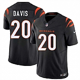 Men's Cincinnati Bengals #20 Tacario Davis Black 2026 Draft F.U.S.E. Vapor Untouchable Limited Stitched Jersey Dzhi,baseball caps,new era cap wholesale,wholesale hats