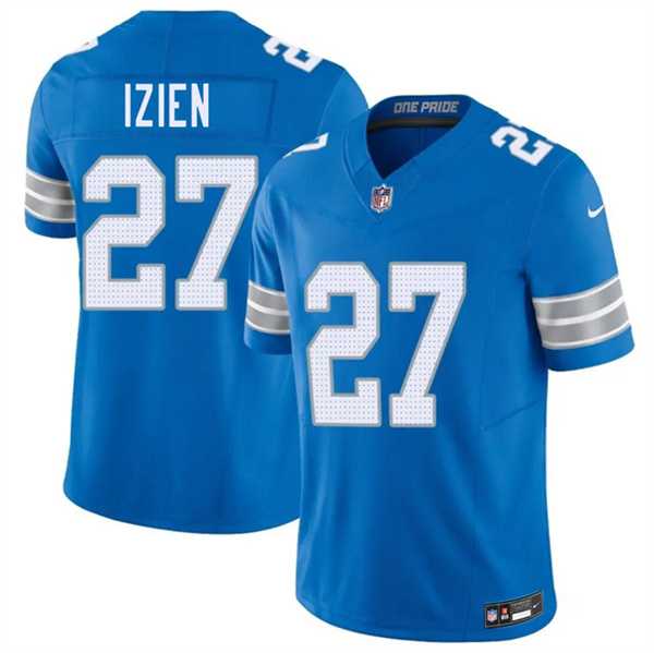 Men's Detroit Lions #27 Christian Izien Blue 2026 F.U.S.E. Vapor Limited Stitched Game Jersey Dzhi,We sell and wholesale Men's Detroit Lions #27 Christian Izien Blue 2026 F.U.S.E. Vapor Limited Stitched Game Jersey Dzhi on line form chian!
