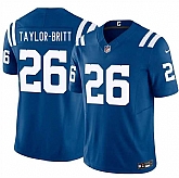 Men's Indianapolis Colts #26 Cam Taylor-Britt Blue 2026 F.U.S.E. Vapor Limited Stitched Jersey Dzhi,baseball caps,new era cap wholesale,wholesale hats