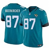 Men's Jacksonville Jaguars #87 Nate Boerkircher Teal 2026 Draft F.U.S.E. Vapor Untouchable Limited Stitched Jersey Dzhi,baseball caps,new era cap wholesale,wholesale hats