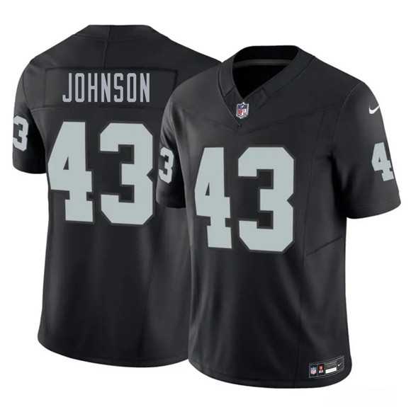 Men's Las Vegas Raiders #43 Dalton Johnson Black 2026 F.U.S.E. Vapor Untouchable Limited Stitched Jersey Dzhi,We sell and wholesale Men's Las Vegas Raiders #43 Dalton Johnson Black 2026 F.U.S.E. Vapor Untouchable Limited Stitched Jersey Dzhi on line form chian!