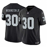 Men's Las Vegas Raiders #30 Mike Washington Jr. Black 2026 F.U.S.E. Vapor Untouchable Limited Stitched Jersey Dzhi,baseball caps,new era cap wholesale,wholesale hats