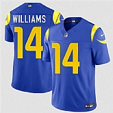 Men's Los Angeles Rams #14 Mario Williams Royal 2026 F.U.S.E. Vapor Limited Stitched Jersey Dzhi,baseball caps,new era cap wholesale,wholesale hats