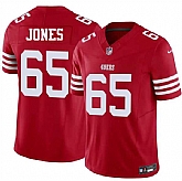 Men's San Francisco 49ers #65 Robert Jones Red 2026 F.U.S.E. Vapor Untouchable Limited Stitched Jersey Dzhi,baseball caps,new era cap wholesale,wholesale hats