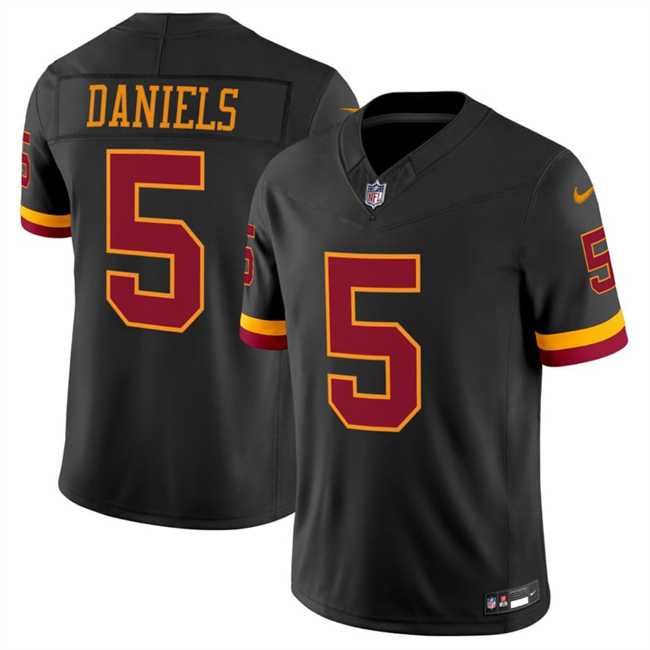 Men's Washington Commanders #5 Jayden Daniels Black 2026 F.U.S.E. Hail Raiser Alternate Vapor Limited Stitched Jersey Dzhi,We sell and wholesale Men's Washington Commanders #5 Jayden Daniels Black 2026 F.U.S.E. Hail Raiser Alternate Vapor Limited Stitched Jersey Dzhi on line form chian!