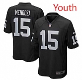 Youth Las Vegas Raiders #15 Fernando Mendoza Black Vapor Limited Stitched Jersey Dzhi,baseball caps,new era cap wholesale,wholesale hats