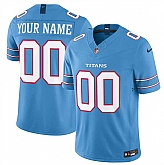 Men's Tennessee Titans Active Player Custom Light Blue 2026 F.U.S.E. Vapor Limited Stitched Football Jersey,baseball caps,new era cap wholesale,wholesale hats