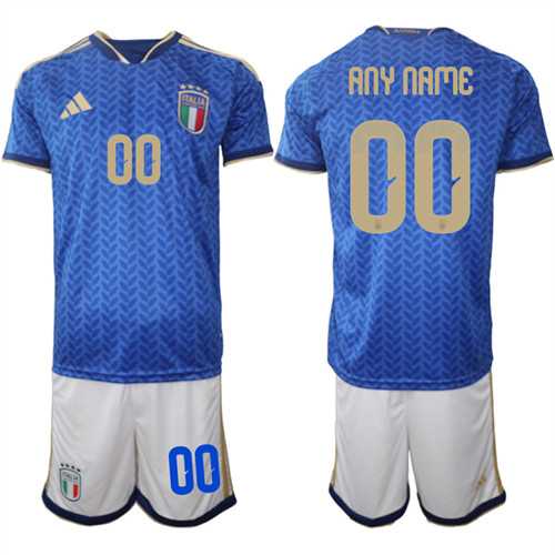 Men's Italy Custom Any Name And Number National Team FIFA x World Cup 2026 Home Blue On Field Jerseys,We sell and wholesale Men's Italy Custom Any Name And Number National Team FIFA x World Cup 2026 Home Blue On Field Jerseys on line form chian!