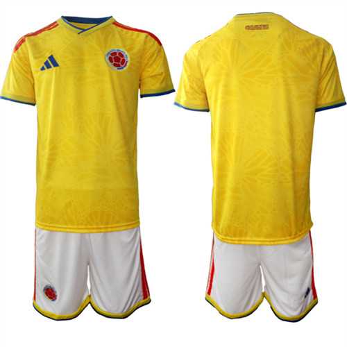 Men's Colombia Blank or Custom Team FIFA x World Cup 2026 Home Yellow On Field Jersey,We sell and wholesale Men's Colombia Blank or Custom Team FIFA x World Cup 2026 Home Yellow On Field Jersey on line form chian!