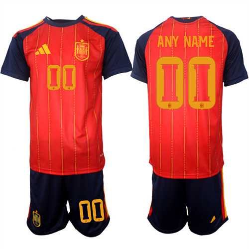 Men's Spain Custom Any Name And Number National Team FIFA x World Cup 2026 Home Red On Field Jerseys,We sell and wholesale Men's Spain Custom Any Name And Number National Team FIFA x World Cup 2026 Home Red On Field Jerseys on line form chian!