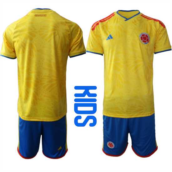 Youth Colombia Blank Or Custom National Team FIFA x World Cup 2026 Home On Field Kids Jersey,We sell and wholesale Youth Colombia Blank Or Custom National Team FIFA x World Cup 2026 Home On Field Kids Jersey on line form chian!