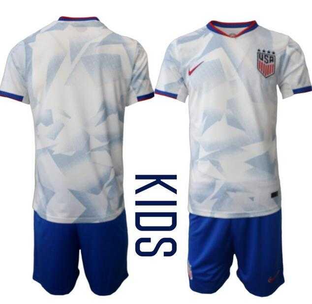 Youth United States USA Blank or Custom Team FIFA x World Cup 2026 Home White On Field Suit Jersey,We sell and wholesale Youth United States USA Blank or Custom Team FIFA x World Cup 2026 Home White On Field Suit Jersey on line form chian!