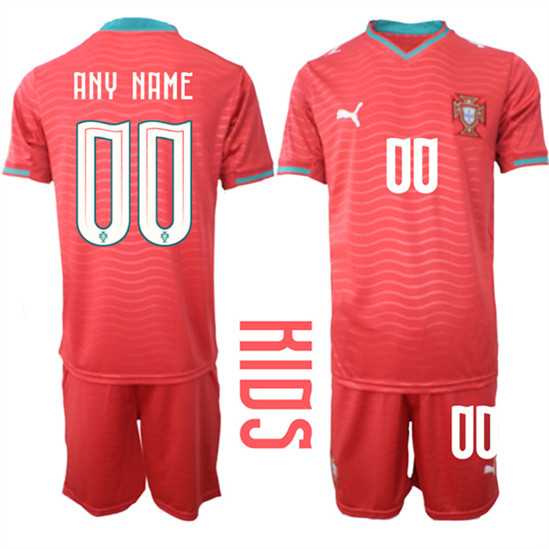 Youth Portugal Custom Any Name And Number National Team FIFA x World Cup 2026 Home Red On Eusebio special edition Kids Jersey,We sell and wholesale Youth Portugal Custom Any Name And Number National Team FIFA x World Cup 2026 Home Red On Eusebio special edition Kids Jersey on line form chian!