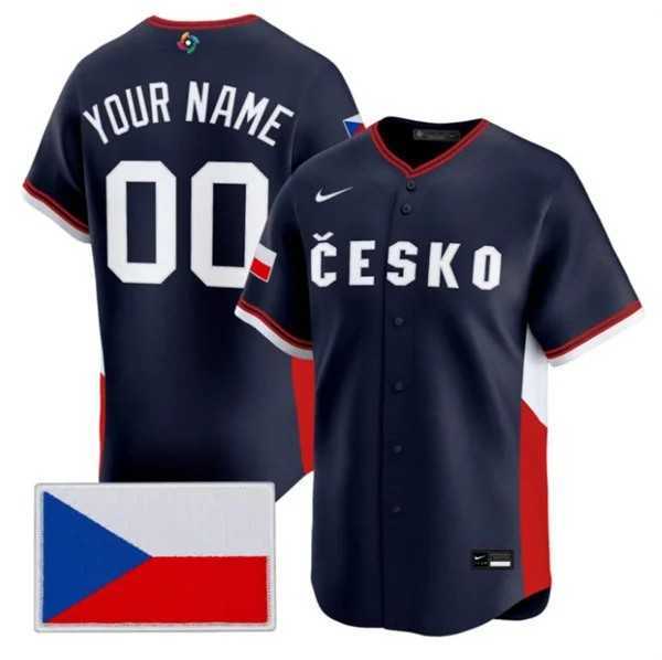 Men's Czech Republic Baseball Custom Nike Navy 2026 World Baseball Classic Jersey,We sell and wholesale Men's Czech Republic Baseball Custom Nike Navy 2026 World Baseball Classic Jersey on line form chian!