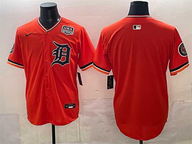 Men's Detroit Tigers Blank Orange 2026 Alternate USA 250' Patch Vapor Premier Limited Stitched Jersey Dzhi,We sell and wholesale Men's Detroit Tigers Blank Orange 2026 Alternate USA 250' Patch Vapor Premier Limited Stitched Jersey Dzhi on line form chian!