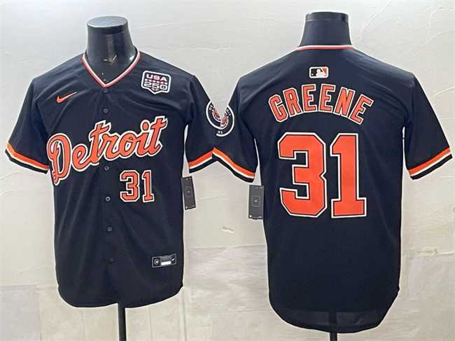 Men's Detroit Tigers #31 Riley Greene Navy 2026 Alternate USA 250' Patch Vapor Premier Limited Stitched Jersey Dzhi,We sell and wholesale Men's Detroit Tigers #31 Riley Greene Navy 2026 Alternate USA 250' Patch Vapor Premier Limited Stitched Jersey Dzhi on line form chian!