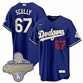 Men's Los Angeles Dodgers #67 Vin Scully Royal 2026 Alternate Gold Collection Stadium Stitched Jersey Dzhi,baseball caps,new era cap wholesale,wholesale hats