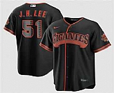 Men's San Francisco Giants #51 Jung Hoo Lee Black 2026 Alternate Stadium Stitched Jersey Dzhi,baseball caps,new era cap wholesale,wholesale hats