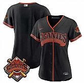 Women's San Francisco Giants Blank Black 2026 Alternate Stadium Stitched Jersey Dzhi,baseball caps,new era cap wholesale,wholesale hats