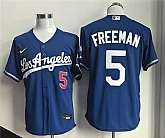 Men's Los Angeles Dodgers #5 Freddie Freeman Royal 2026 Gold Collection Stadium Stitched Jersey,baseball caps,new era cap wholesale,wholesale hats