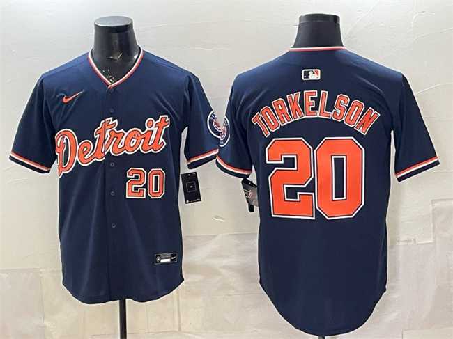 Men's Detroit Tigers #20 Spencer Torkelson Navy 2026 Alternate Vapor Premier Limited Stitched Jersey,We sell and wholesale Men's Detroit Tigers #20 Spencer Torkelson Navy 2026 Alternate Vapor Premier Limited Stitched Jersey on line form chian!