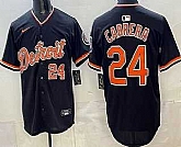 Men's Detroit Tigers #24 Miguel Cabrera Navy Limited Jersey,baseball caps,new era cap wholesale,wholesale hats
