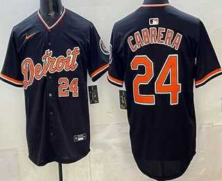 Men's Detroit Tigers #24 Miguel Cabrera Navy Limited Jersey,We sell and wholesale Men's Detroit Tigers #24 Miguel Cabrera Navy Limited Jersey on line form chian!