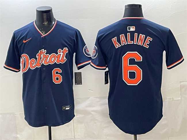 Men's Detroit Tigers #6 Al Kaline Navy 2026 Alternate Vapor Premier Limited Stitched Jersey,We sell and wholesale Men's Detroit Tigers #6 Al Kaline Navy 2026 Alternate Vapor Premier Limited Stitched Jersey on line form chian!