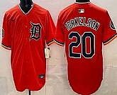 Men's Detroit Tigers #20 Spencer Torkelson Orange Limited Jersey,baseball caps,new era cap wholesale,wholesale hats