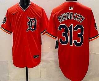 Men's Detroit Tigers #313 Motor City Orange Limited Jersey,We sell and wholesale Men's Detroit Tigers #313 Motor City Orange Limited Jersey on line form chian!