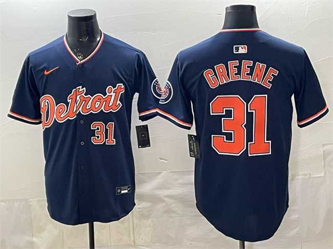 Men's Detroit Tigers #31 Riley Greene Navy 2026 Alternate Vapor Premier Limited Stitched Jersey,We sell and wholesale Men's Detroit Tigers #31 Riley Greene Navy 2026 Alternate Vapor Premier Limited Stitched Jersey on line form chian!