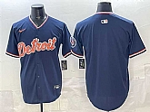 Men's Detroit Tigers Blank Navy 2026 Alternate Vapor Premier Limited Stitched Jersey,baseball caps,new era cap wholesale,wholesale hats