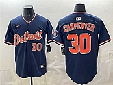 Men's Detroit Tigers #30 Kerry Carpenter Navy 2026 Alternate Vapor Premier Limited Stitched Jersey,baseball caps,new era cap wholesale,wholesale hats