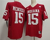 Men's Indiana Hoosiers #15 Fernando Mendoza Red 2026 Stitched Basketball Jersey,baseball caps,new era cap wholesale,wholesale hats