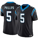 Men's Carolina Panthers #5 Jaelan Phillips Black 2025 F.U.S.E. Vapor Limited Stitched NFL Jersey Dzhi,baseball caps,new era cap wholesale,wholesale hats
