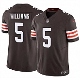 Men's Cleveland Browns #5 Quincy Williams Brown 2026 F.U.S.E. Vapor Limited Stitched Jersey Dzhi,baseball caps,new era cap wholesale,wholesale hats