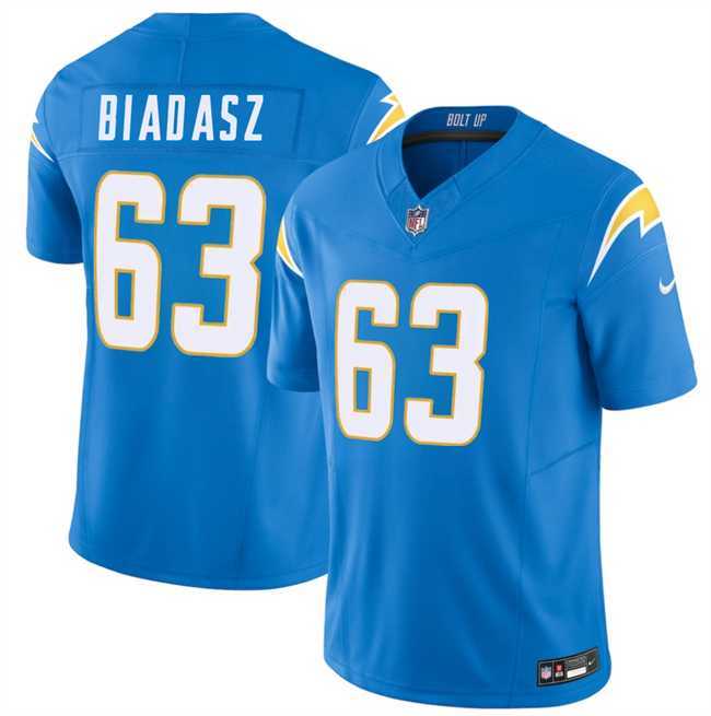 Men's Los Angeles Chargers #63 Tyler Biadasz Blue 2026 F.U.S.E. Vapor Limited Stitched Jersey Dzhi,We sell and wholesale Men's Los Angeles Chargers #63 Tyler Biadasz Blue 2026 F.U.S.E. Vapor Limited Stitched Jersey Dzhi on line form chian!