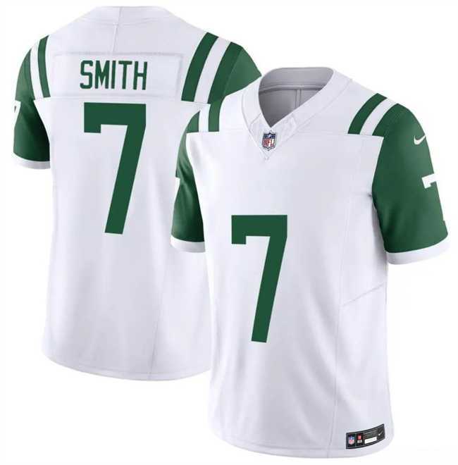 Men's New York Jets #7 Geno Smith White 2025 F.U.S.E. Classic Alternate Vapor Untouchable Limited Stitched Jersey Dzhi,We sell and wholesale Men's New York Jets #7 Geno Smith White 2025 F.U.S.E. Classic Alternate Vapor Untouchable Limited Stitched Jersey Dzhi on line form chian!