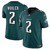 Men's Philadelphia Eagles #2 Tariq Woolen Green 2026 F.U.S.E. Vapor Untouchable Limited Stitched Jersey Dzhi,baseball caps,new era cap wholesale,wholesale hats