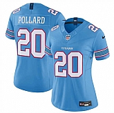 Women's Tennessee Titans #20 Tony Pollard Light Blue 2026 F.U.S.E. Vapor Limited Stitched Jersey Dzhi,baseball caps,new era cap wholesale,wholesale hats