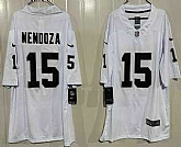 Men's Las Vegas Raiders #15 Fernando Mendoza Limited White Vapor Jersey,baseball caps,new era cap wholesale,wholesale hats