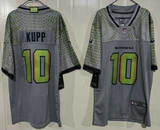 Men's Seattle Seahawks #10 Cooper Kupp Limited Gray Rivalries Vapor Jersey,We sell and wholesale Men's Seattle Seahawks #10 Cooper Kupp Limited Gray Rivalries Vapor Jersey on line form chian!