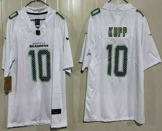 Men's Seattle Seahawks #10 Cooper Kupp Limited White Fashion Vapor Jersey,We sell and wholesale Men's Seattle Seahawks #10 Cooper Kupp Limited White Fashion Vapor Jersey on line form chian!