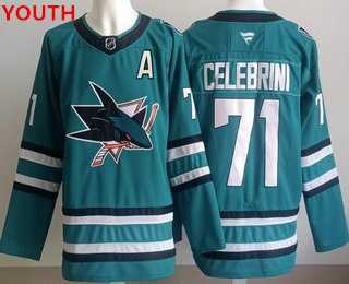 Youth San Jose Sharks #71 macklin celebrini teal Stitched Jersey,We sell and wholesale Youth San Jose Sharks #71 macklin celebrini teal Stitched Jersey on line form chian!