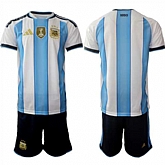 Men's Argentina Blank National Team FIFA x World Cup 2026 Home White On Field Jersey,baseball caps,new era cap wholesale,wholesale hats