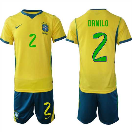 Men's Brazil #2 DANILO National Team FIFA x World Cup 2026 Home On Field Jersey,We sell and wholesale Men's Brazil #2 DANILO National Team FIFA x World Cup 2026 Home On Field Jersey on line form chian!
