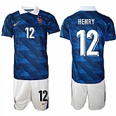 Men's France #12 HENRY National Team FIFA x World Cup 2026 Home On Field Jersey,baseball caps,new era cap wholesale,wholesale hats